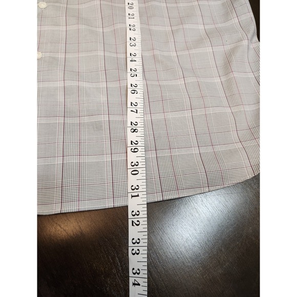 Michael Kors Men's Multi Plaid Slim Fit Airsoft Stretch Button Up Shirt XXL NWT - Picture 8 of 8